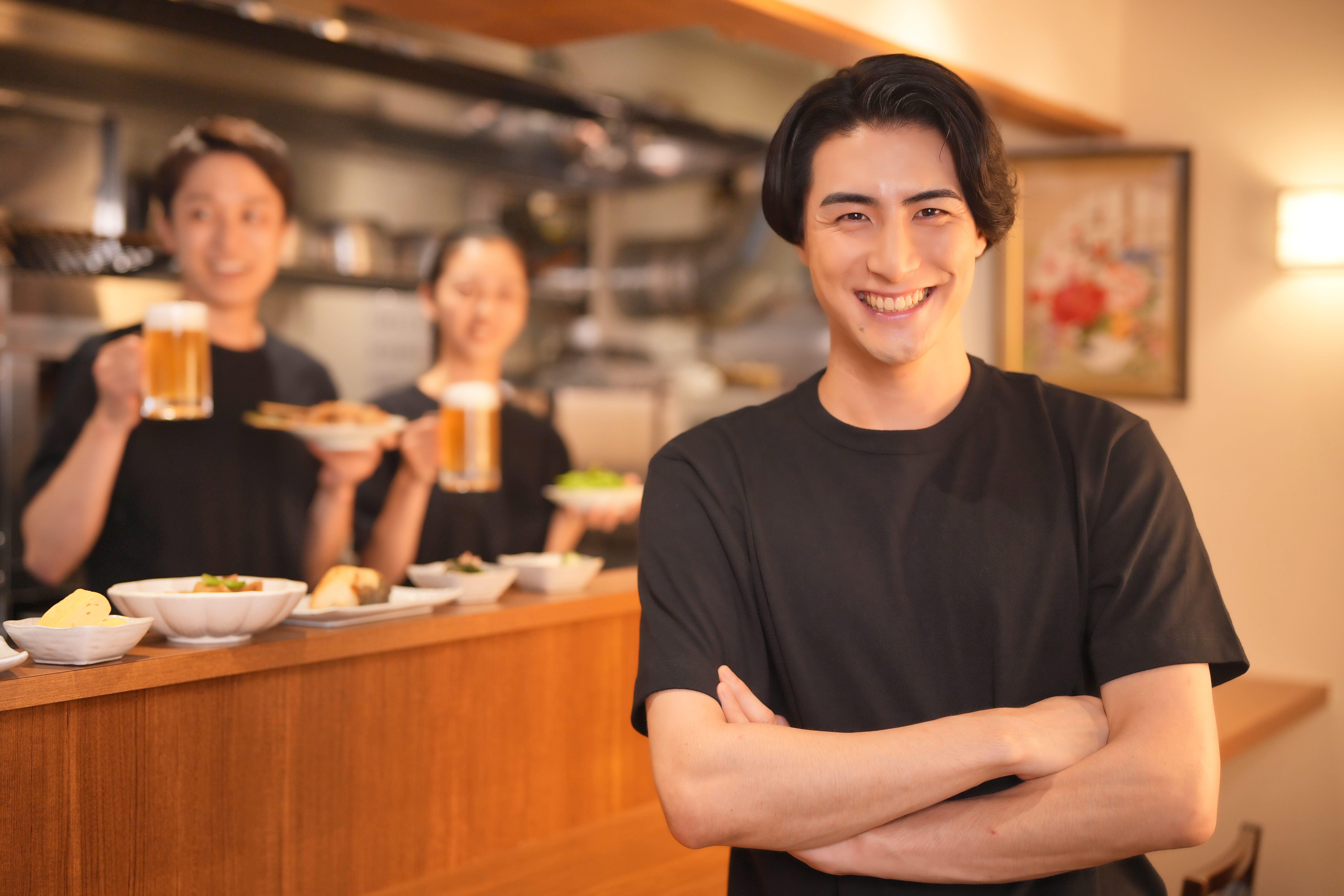 文八で働くスタッフ